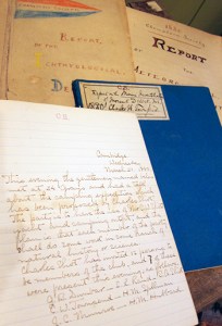 handwritten notebooks